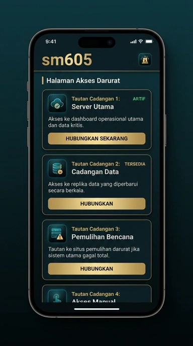 Tampilan link alternatif sm605